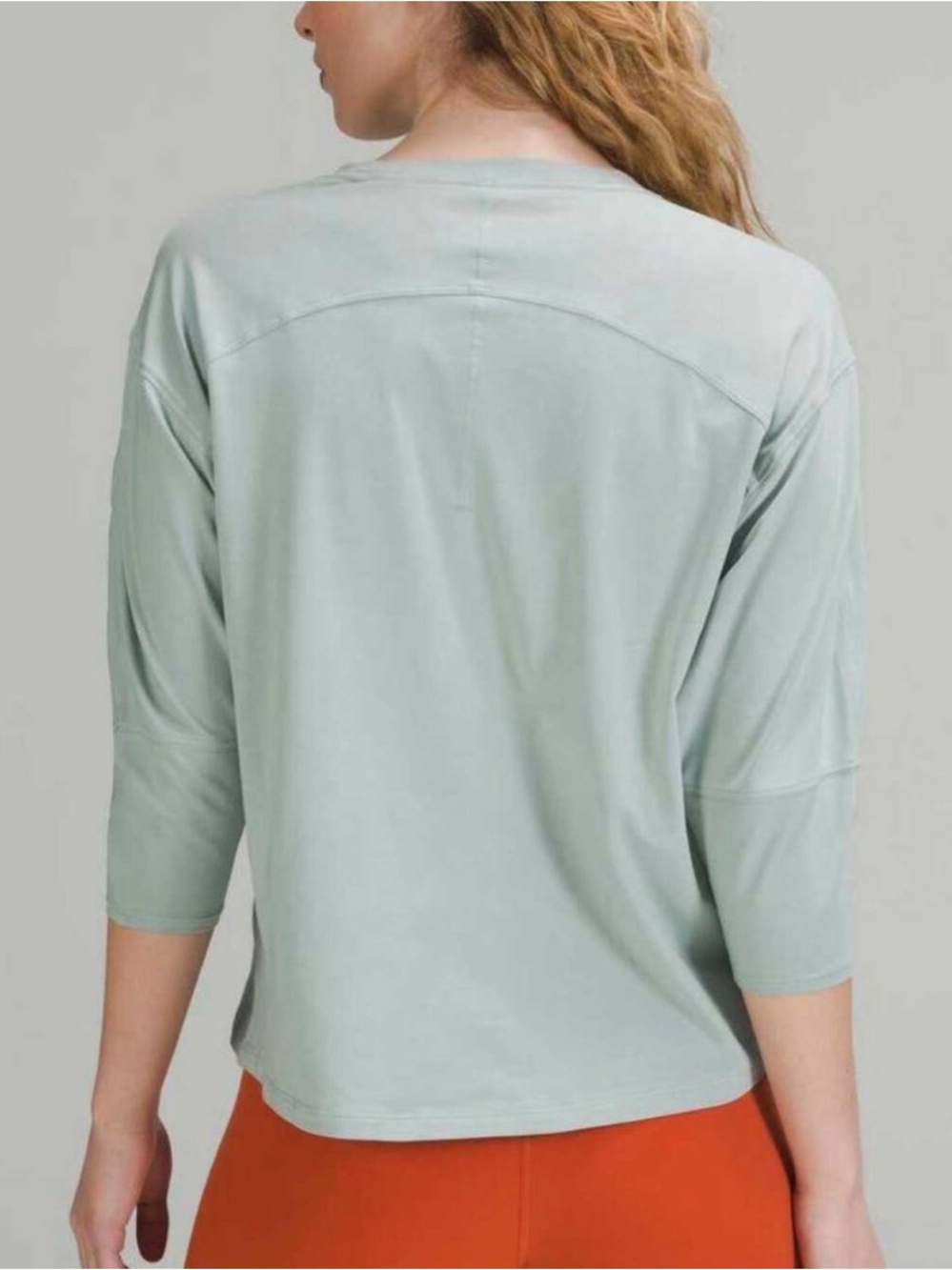 lululemon athletica Sage Green Relaxed Long Sleeve Tee - Picture 2 of 4